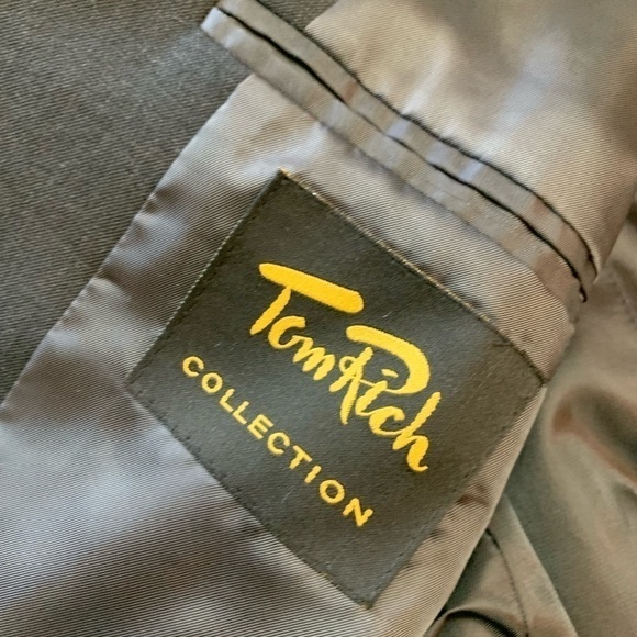 VINTAGE 90's Tom Rich Collection Sport blazer jacket size 44 - Picture 3 of 11